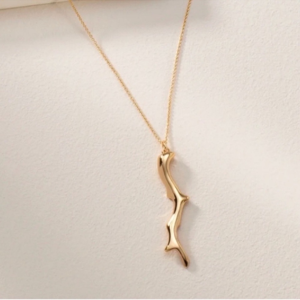 Stella & Dot | Necklace | Chase Coral Pendant
